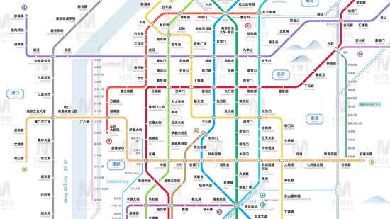 南京地铁规划图